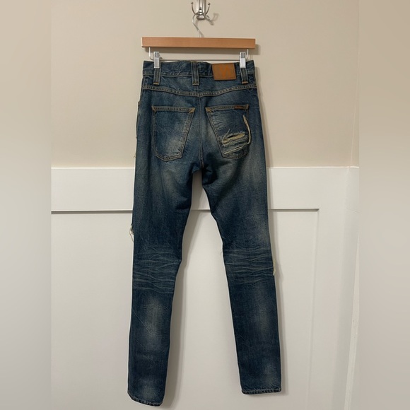 Nudie Jeans Co. Frayed Open-Cut High-Waist Women Jeans Size 30/34 - Picture 6 of 13